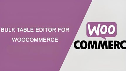 Bulk Table Editor for WooCommerce