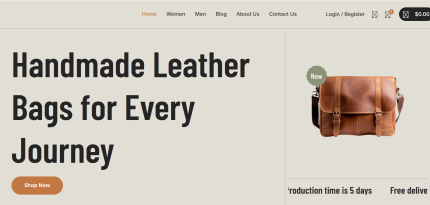 Handmade bags Template